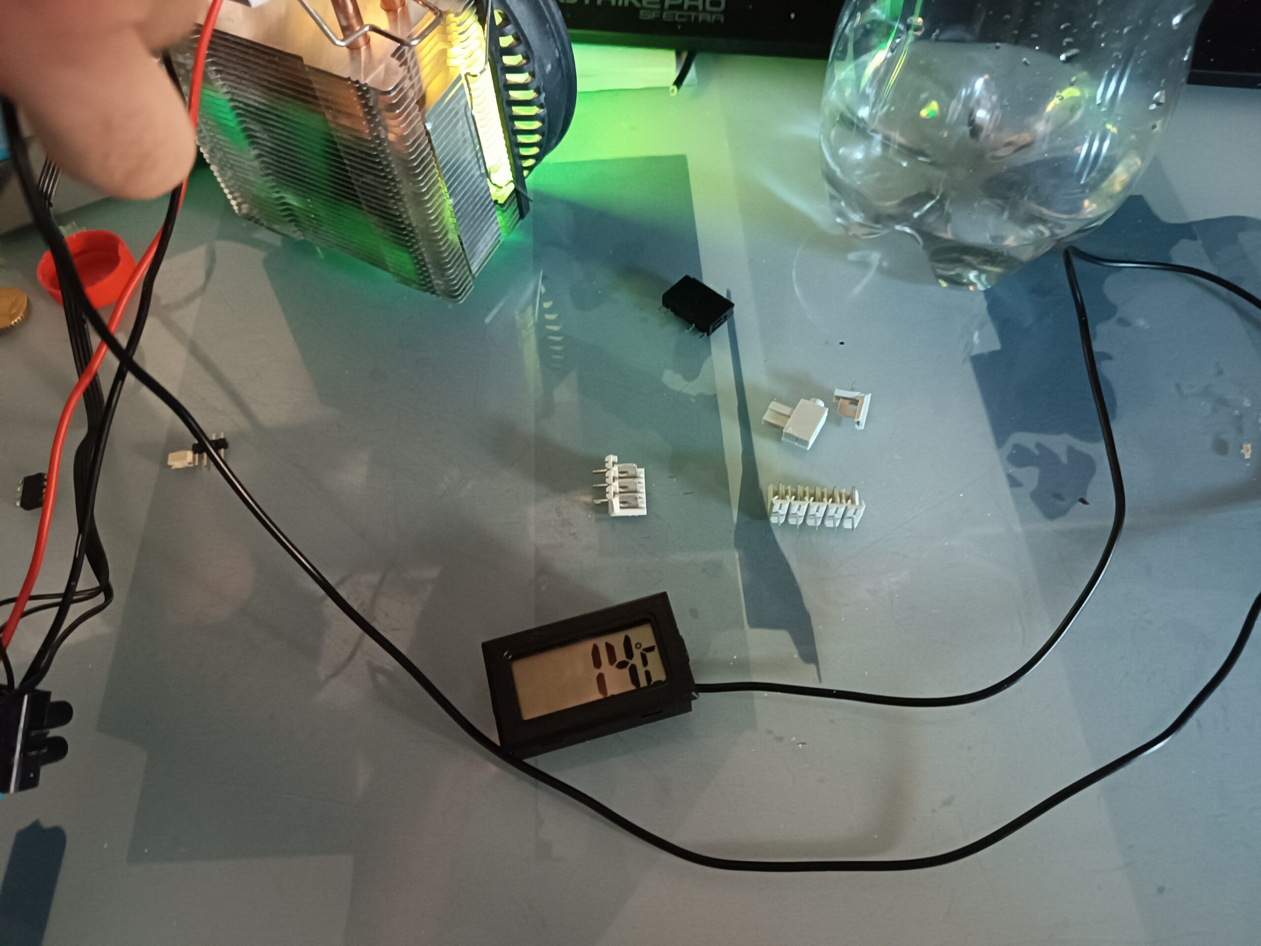 Célula de Peltier a 1,4ºC