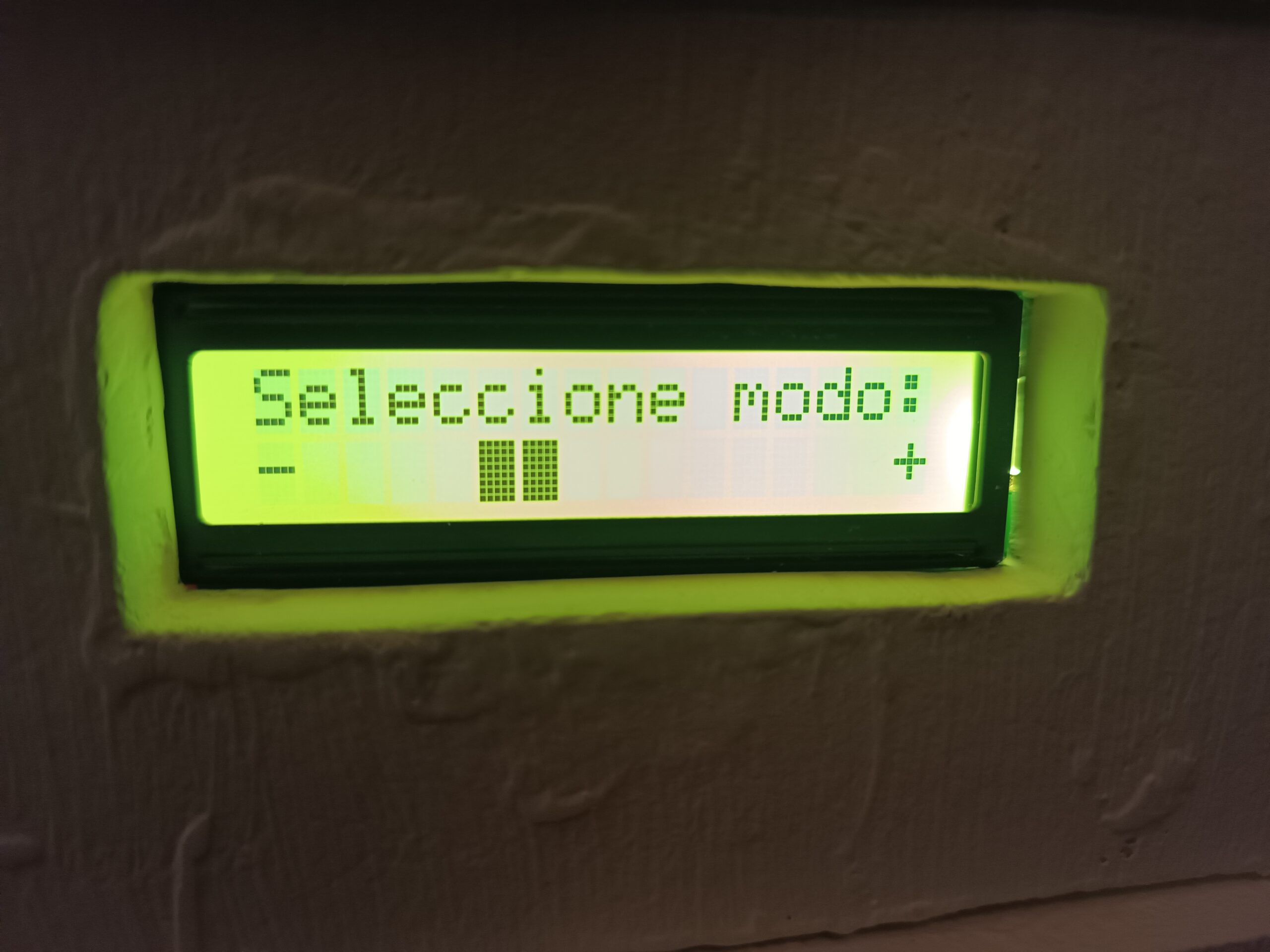 Selección de modo