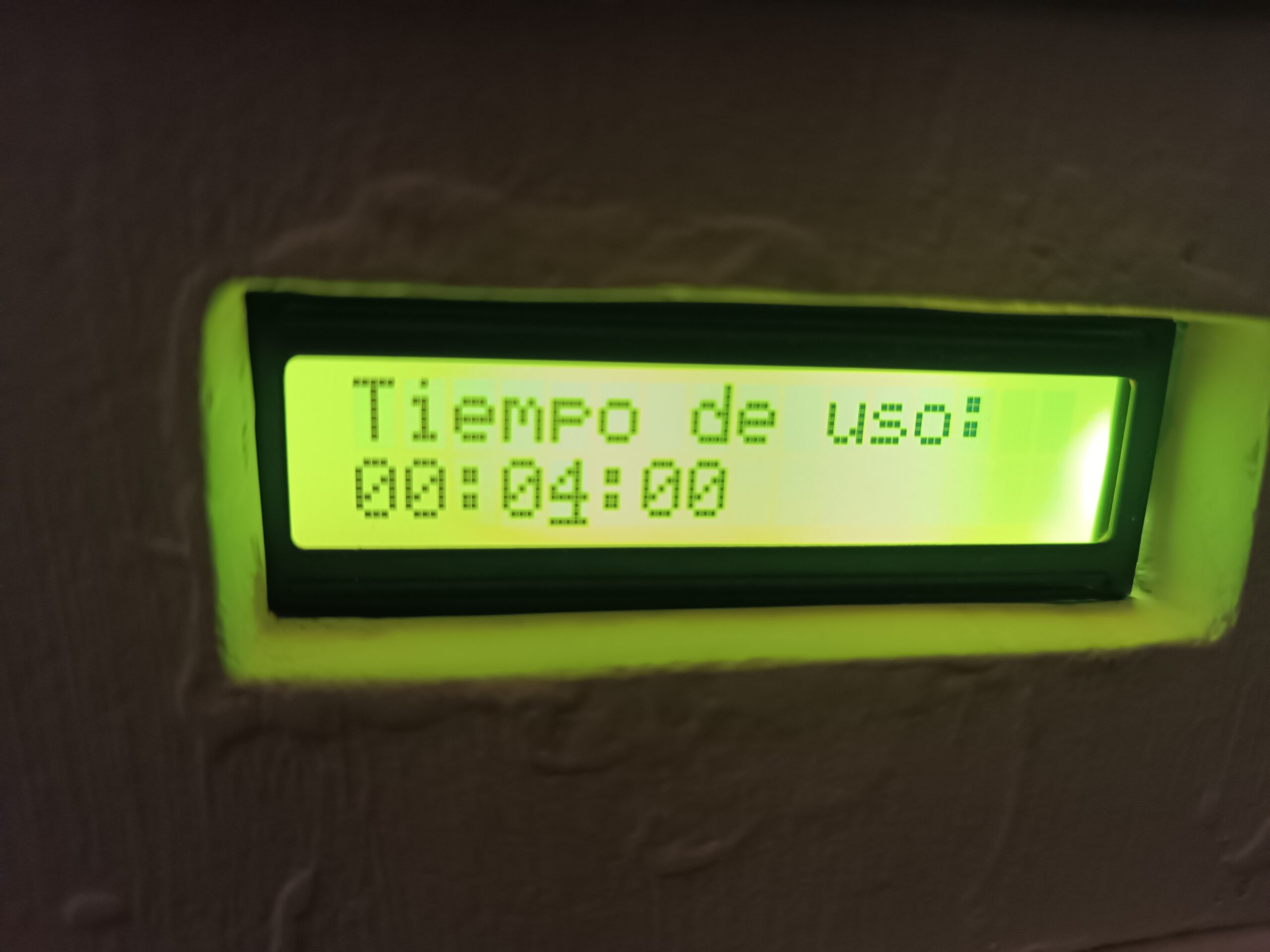 Selección de tiempo